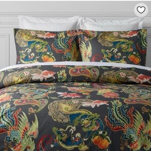Williams Sonoma New Moon King duvet cover and two shams